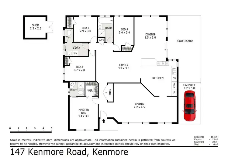 Floorplan of Homely house listing, 147 Kenmore Road, Kenmore QLD 4069