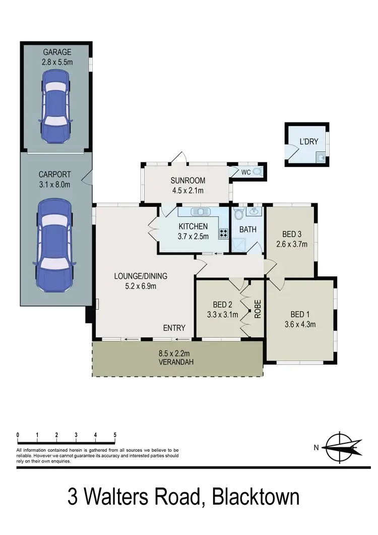 Floorplan of Homely house listing, 3 Walters Road, Blacktown NSW 2148