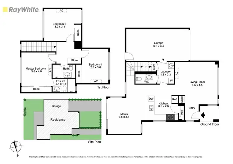Floorplan of Homely townhouse listing, 106B Burlington Street, Oakleigh VIC 3166