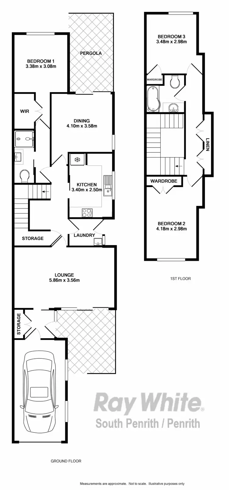 Floorplan of Homely other listing, 34b Rodley Avenue, Penrith NSW 2750