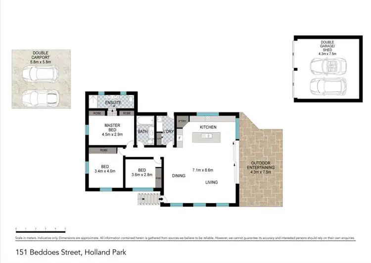 Floorplan of Homely house listing, 151 Beddoes Street, Holland Park QLD 4121