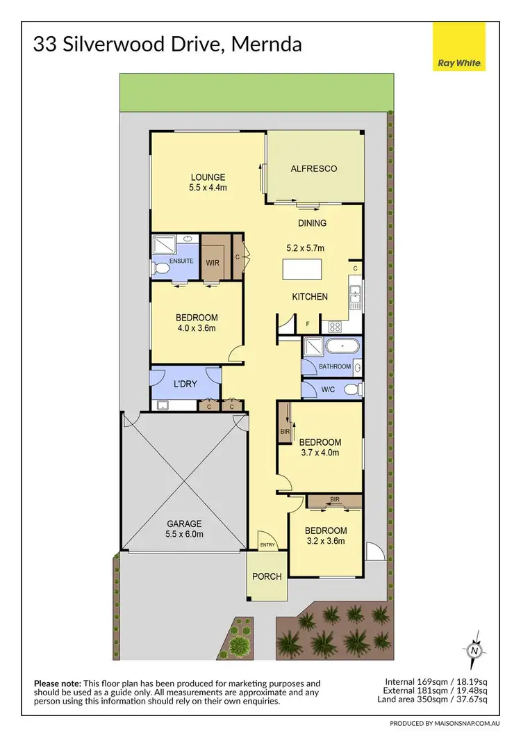 Floorplan of Homely house listing, 33 Silverwood Drive, Mernda VIC 3754