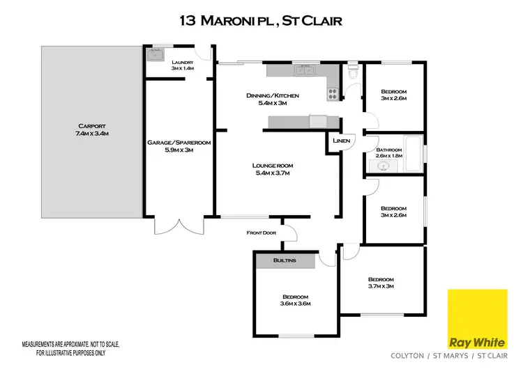 Floorplan of Homely house listing, 13 Maroni Place, St Clair NSW 2759