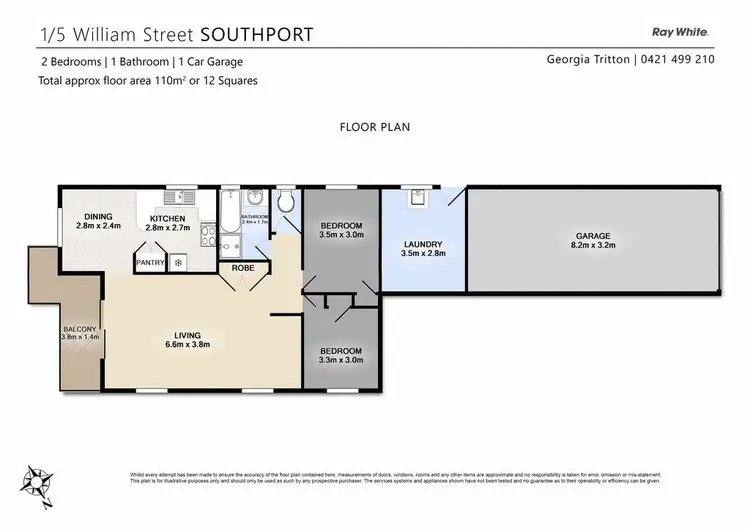 Floorplan of Homely house listing, 1/5 'William Court', William Street, Southport QLD 4215