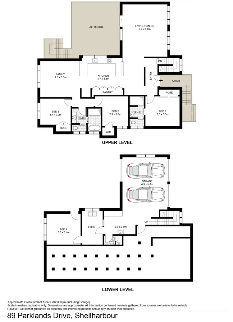 Floorplan of Homely house listing, 89 Parklands Drive, Shellharbour NSW 2529