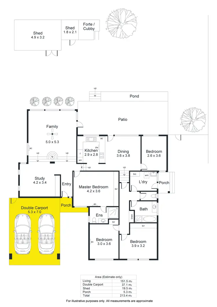 Floorplan of Homely house listing, 28 Beaconsfield Road, Eden Hills SA 5050
