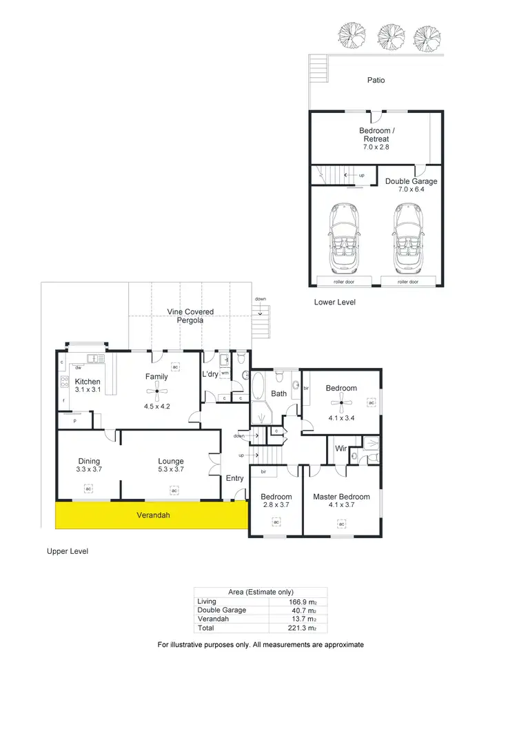 Floorplan of Homely house listing, 8 Kurralta Drive, Burnside SA 5066
