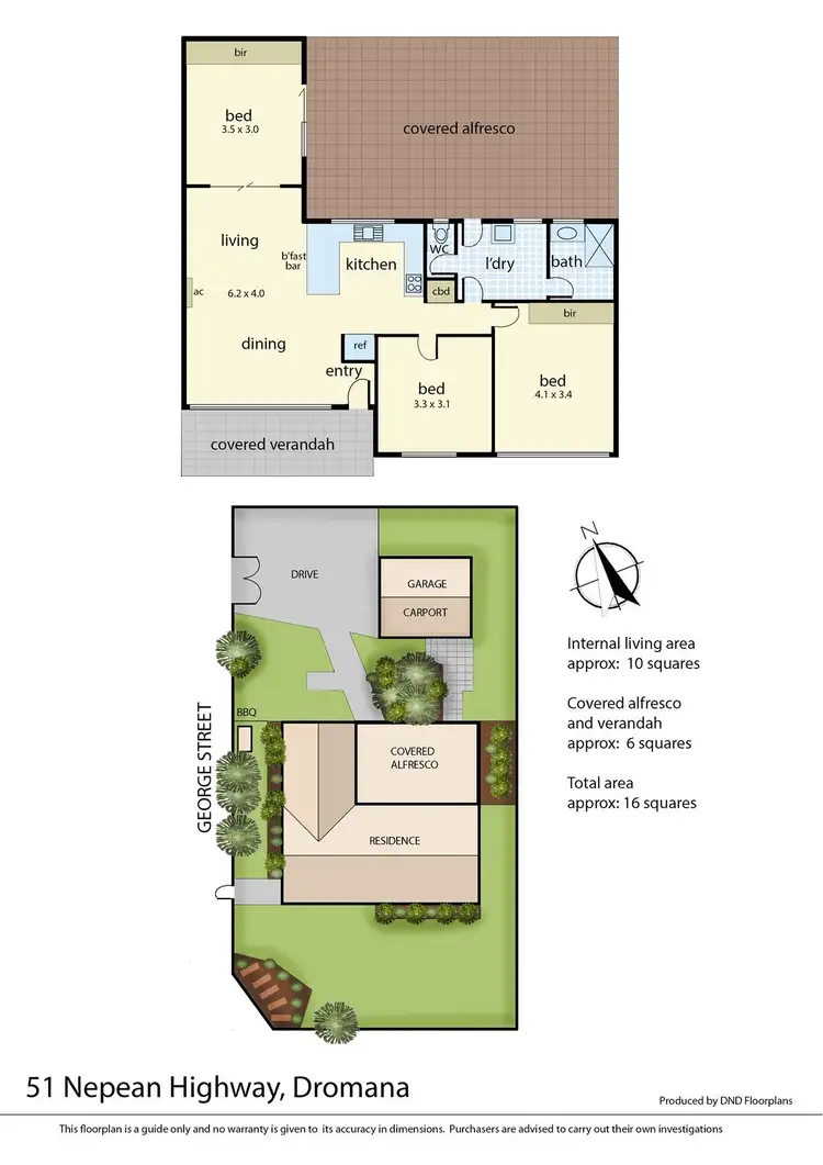 Floorplan of Homely house listing, 51 Nepean Highway, Safety Beach VIC 3936
