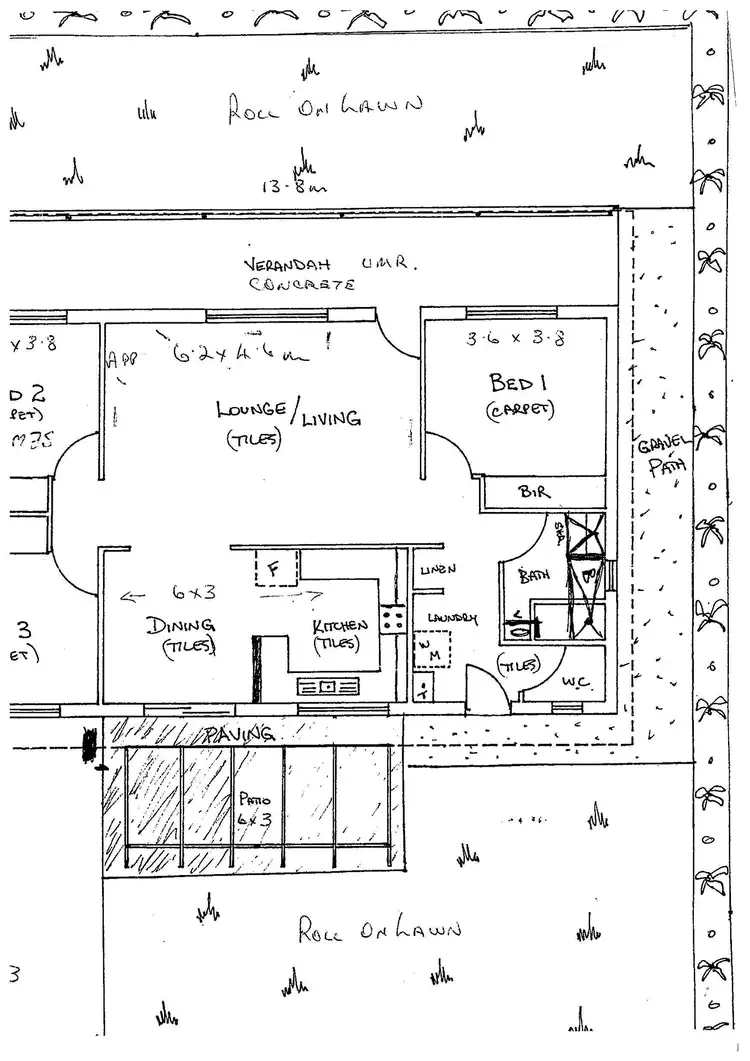 Floorplan of Homely house listing, 15 Clementina Road, Dongara WA 6525