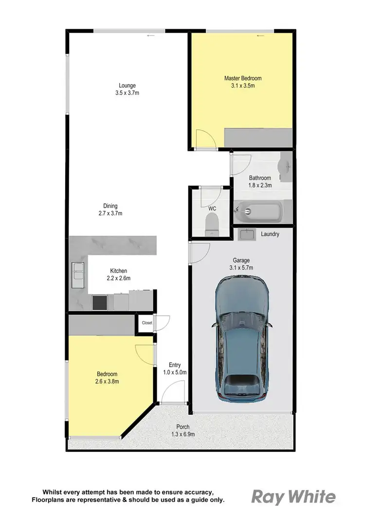 Floorplan of Homely townhouse listing, 133/14 Everest Street, Warner QLD 4500