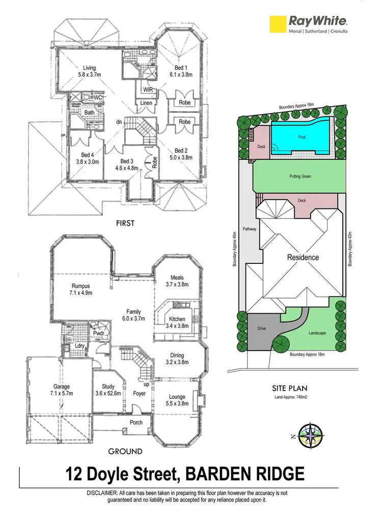 Floorplan of Homely house listing, 12 Doyle Street, Barden Ridge NSW 2234