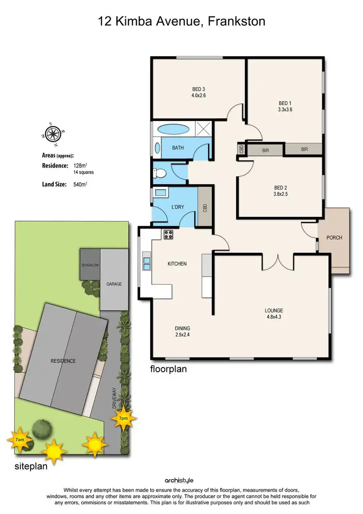 Floorplan of Homely house listing, 12 Kimba Avenue, Frankston VIC 3199