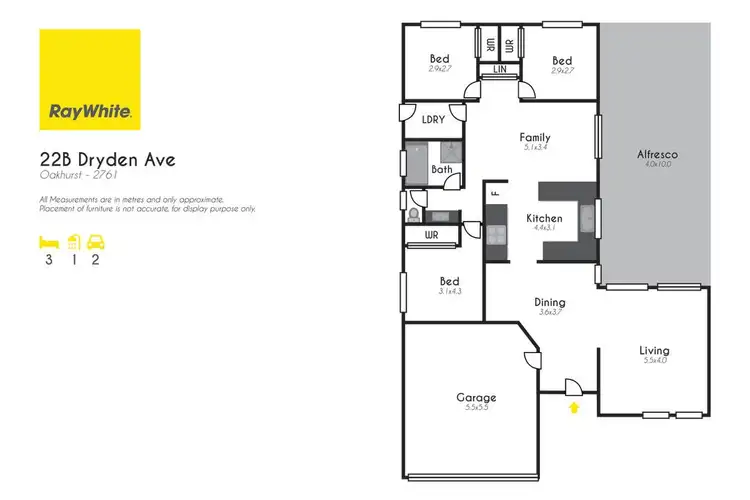 Floorplan of Homely house listing, 22B Dryden Avenue, Oakhurst NSW 2761