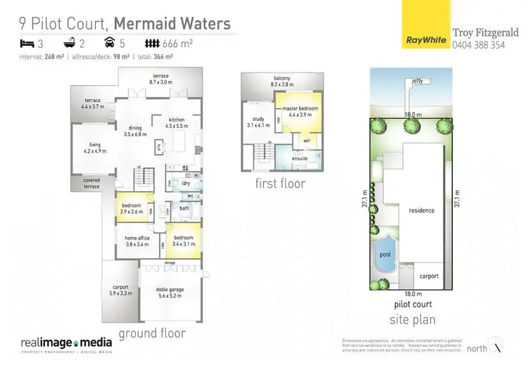 Floorplan of Homely house listing, 9 Pilot Court, Mermaid Waters QLD 4218