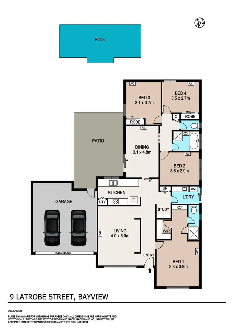 Floorplan of Homely house listing, 9 LATROBE Street, Bayview NT 820