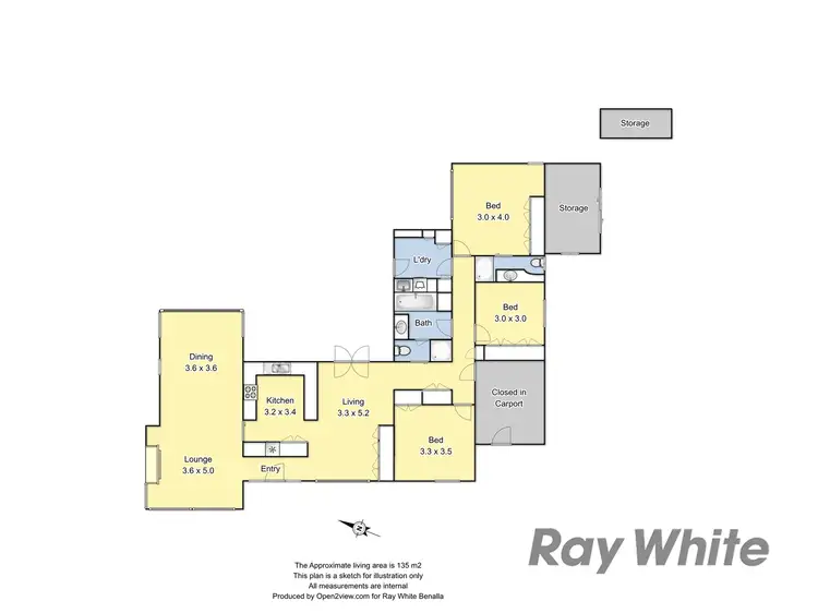 Floorplan of Homely house listing, 15 Psaltis Parade, Benalla VIC 3672