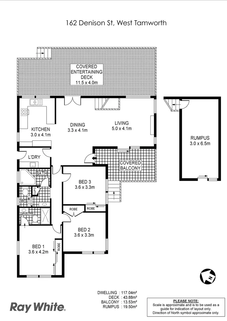 Floorplan of Homely house listing, 162 Denison Street, Tamworth NSW 2340