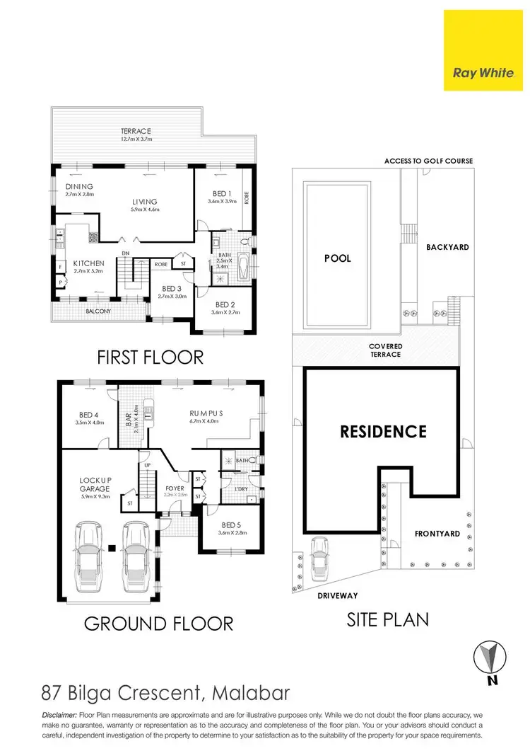 Floorplan of Homely house listing, 87 Bilga Crescent, Malabar NSW 2036