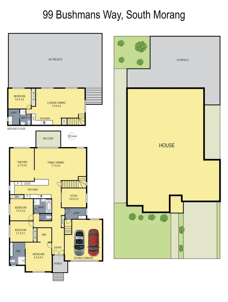 Floorplan of Homely house listing, 99 Bushmans Way, South Morang VIC 3752