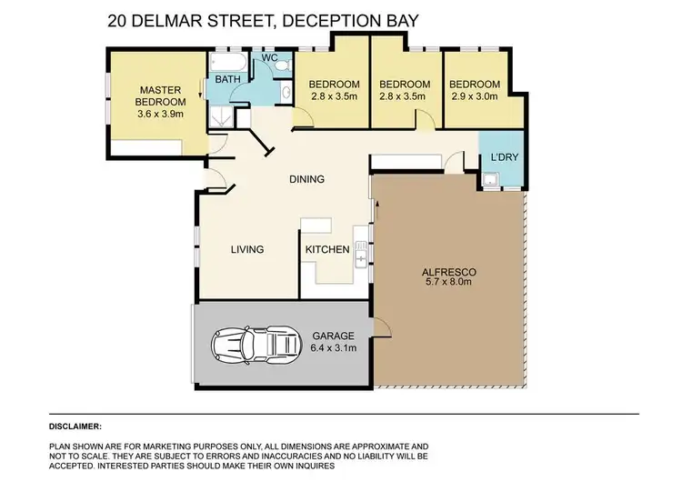 Floorplan of Homely house listing, 20 Delmar Street, Deception Bay QLD 4508