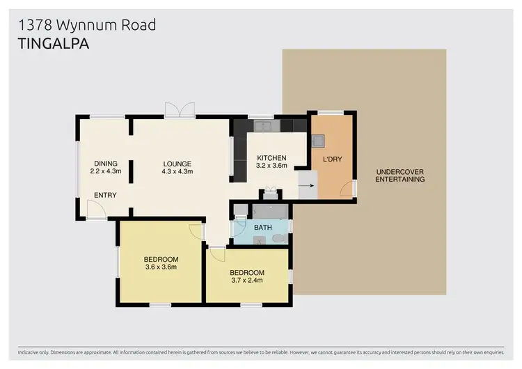 Floorplan of Homely house listing, 1378 Wynnum Road, Tingalpa QLD 4173
