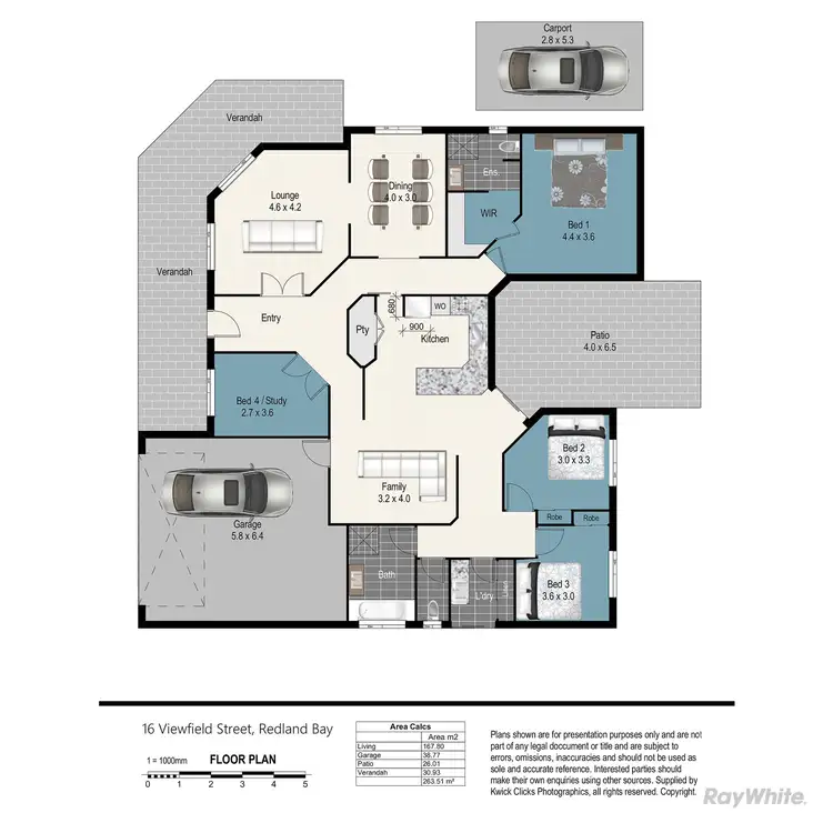 Floorplan of Homely house listing, 16 Viewfield Street, Redland Bay QLD 4165