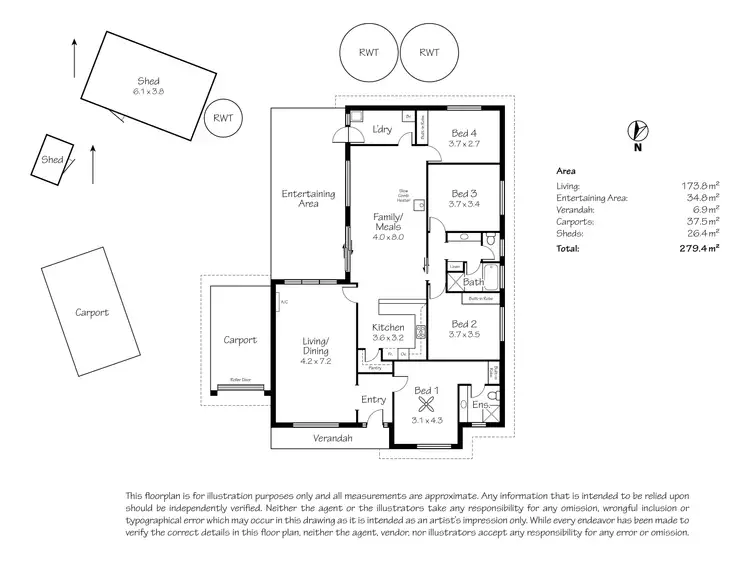 Floorplan of Homely house listing, 10 Ibis Court, Mount Barker SA 5251