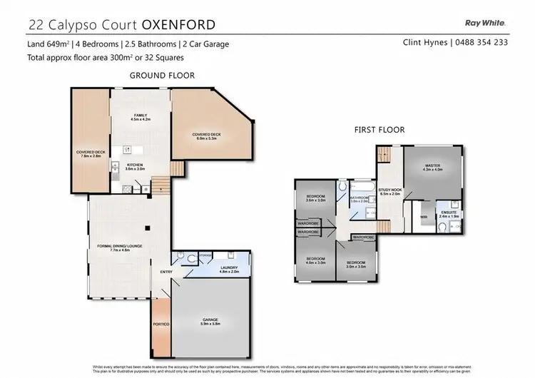 Floorplan of Homely house listing, 22 Calypso Court, Oxenford QLD 4210
