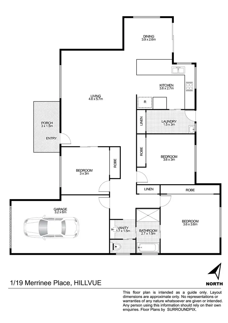 Floorplan of Homely house listing, 19B Merrinee Place, Tamworth NSW 2340
