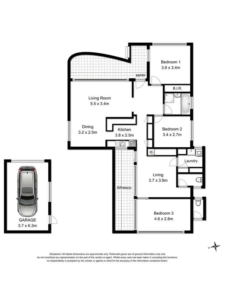 Floorplan of Homely house listing, 61 Lachal Avenue, Kogarah NSW 2217