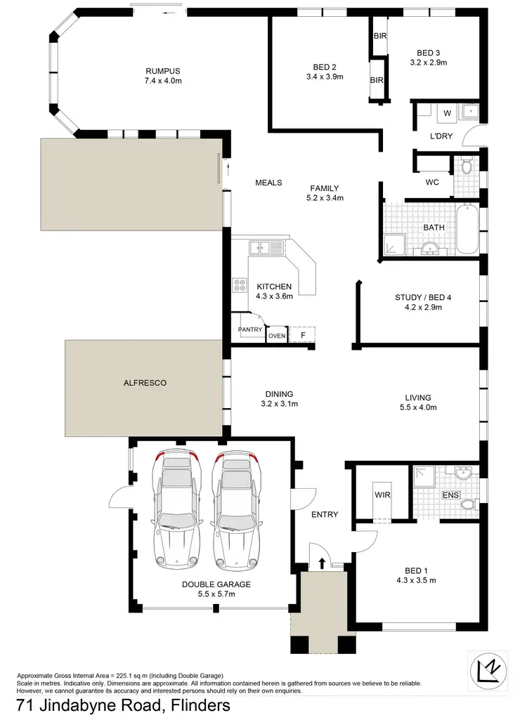 Floorplan of Homely house listing, 71 Jindabyne Road, Flinders NSW 2529