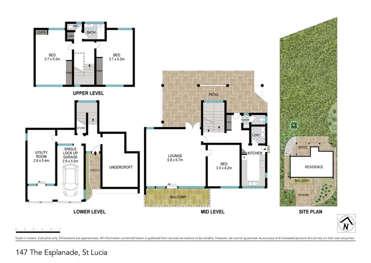 Floorplan of Homely house listing, 147 The Esplanade, St Lucia QLD 4067