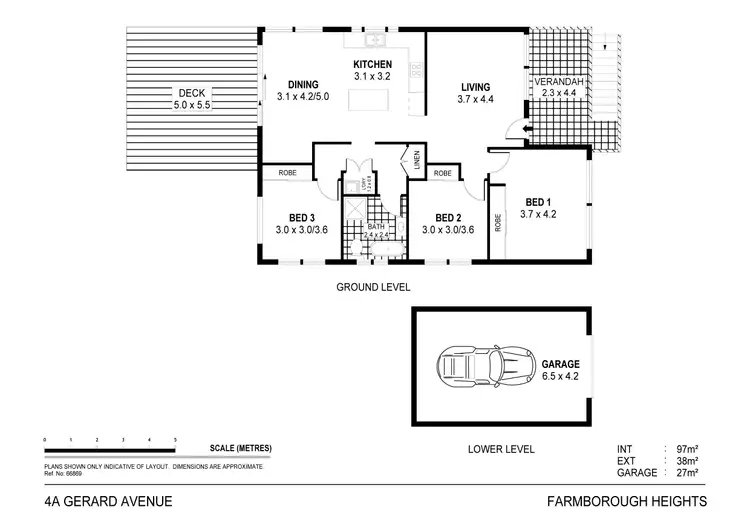 Floorplan of Homely house listing, 4A Gerard Avenue, Farmborough Heights NSW 2526