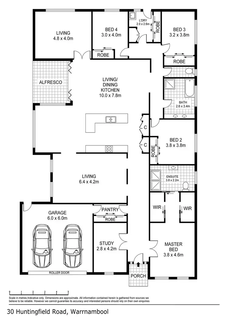 Floorplan of Homely house listing, 30 Huntingfield Drive, Warrnambool VIC 3280