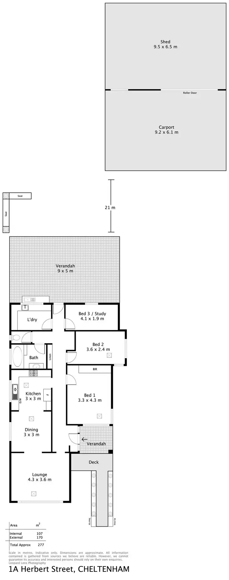 Floorplan of Homely house listing, 1A Herbert Street, Cheltenham SA 5014
