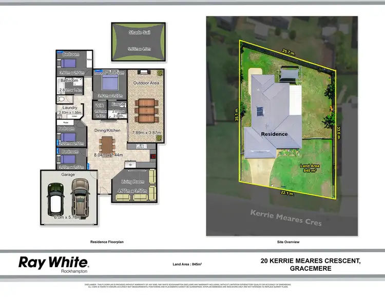 Floorplan of Homely house listing, 20 Kerrie Meares Crescent, Gracemere QLD 4702