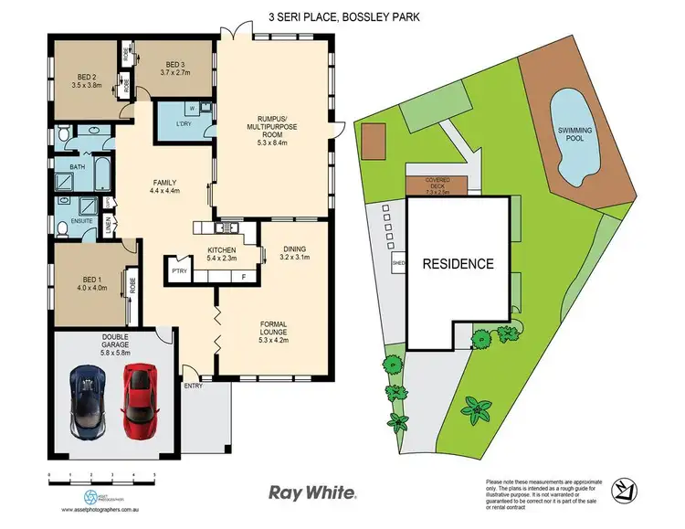 Floorplan of Homely house listing, 3 Seri Place, Bossley Park NSW 2176