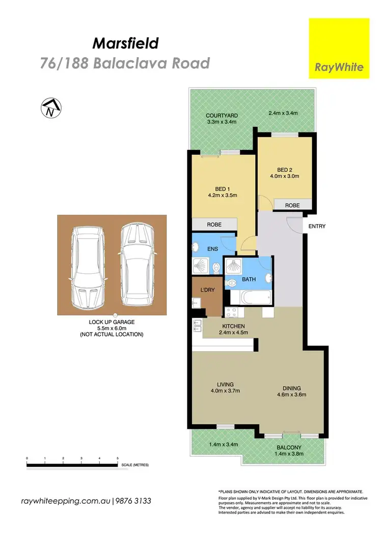 Floorplan of Homely apartment listing, 76/188 Balaclava Road, Marsfield NSW 2122