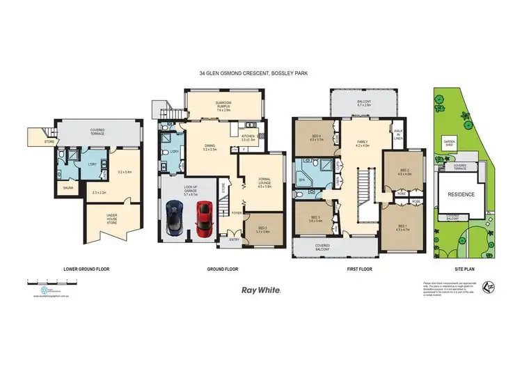 Floorplan of Homely house listing, 34 Glen Osmond Crescent, Bossley Park NSW 2176