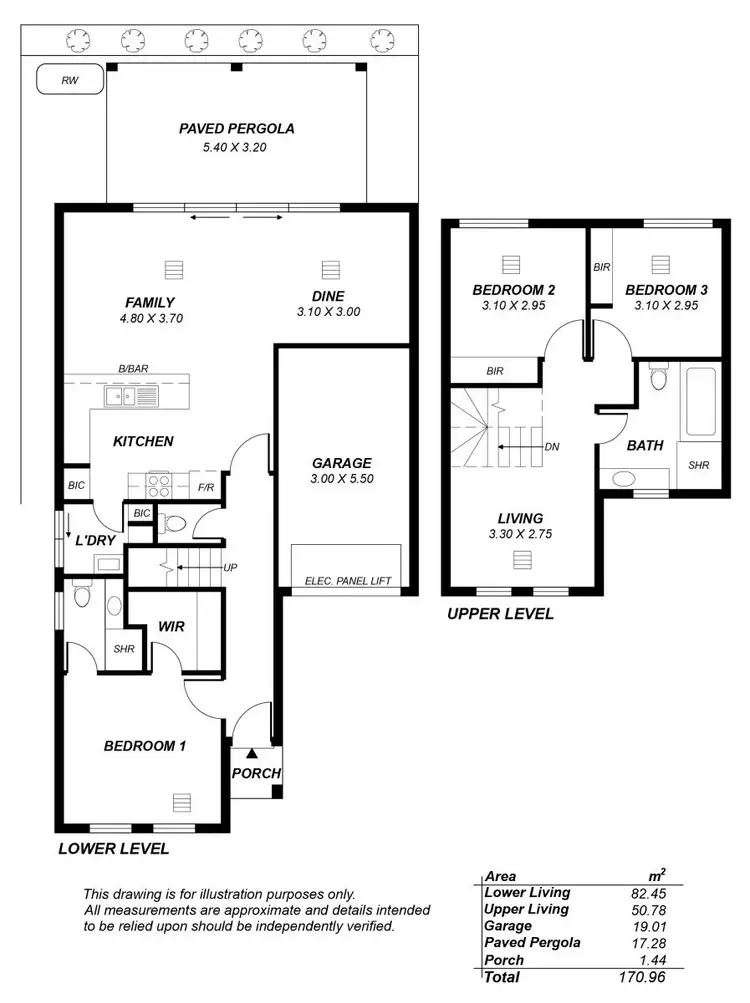 Floorplan of Homely townhouse listing, 2A Railway Terrace, Hove SA 5048