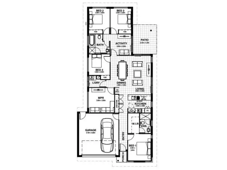 Floorplan of Homely house listing, 19 Kirrama Street, Waterford QLD 4133