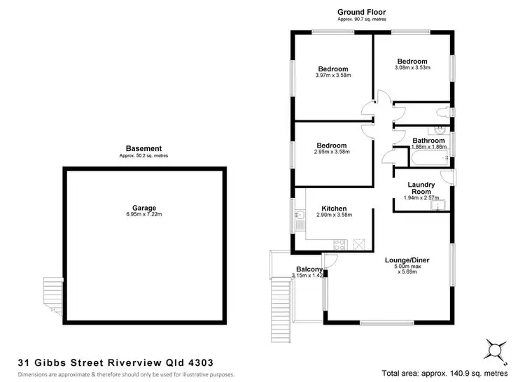 Floorplan of Homely house listing, 31 Gibbs Street, Riverview QLD 4303