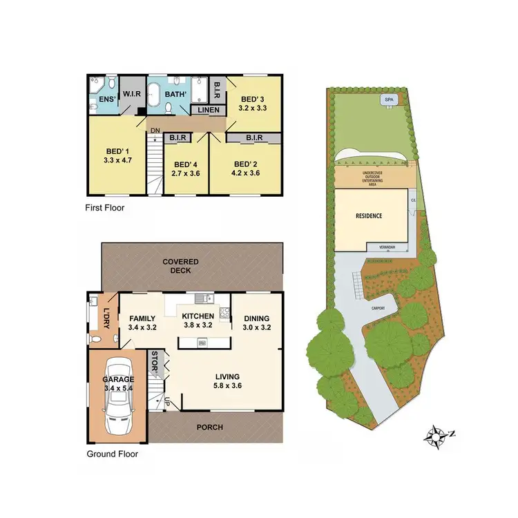 Floorplan of Homely house listing, 1 Sharon Close, Hornsby NSW 2077