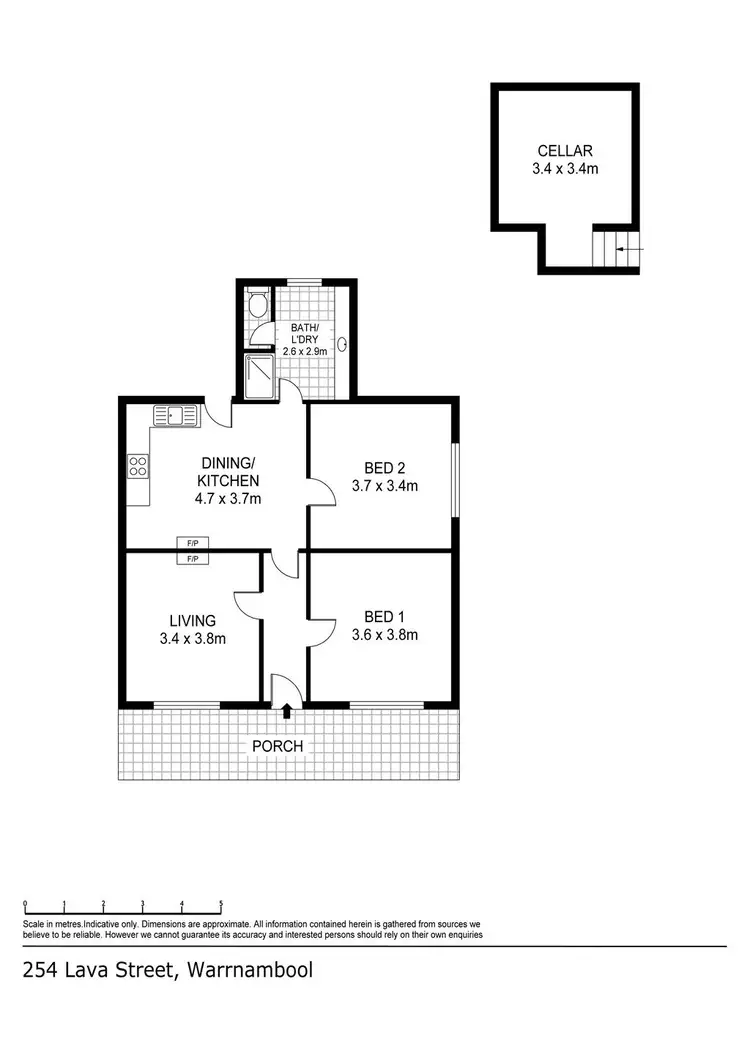 Floorplan of Homely house listing, 254 Lava Street, Warrnambool VIC 3280