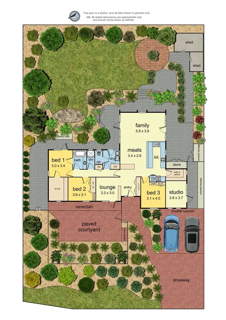 Floorplan of Homely house listing, 4 Morrison Crescent, Kilsyth VIC 3137