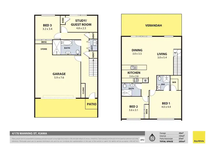 Floorplan of Homely townhouse listing, 4/178 Manning Street, Kiama NSW 2533