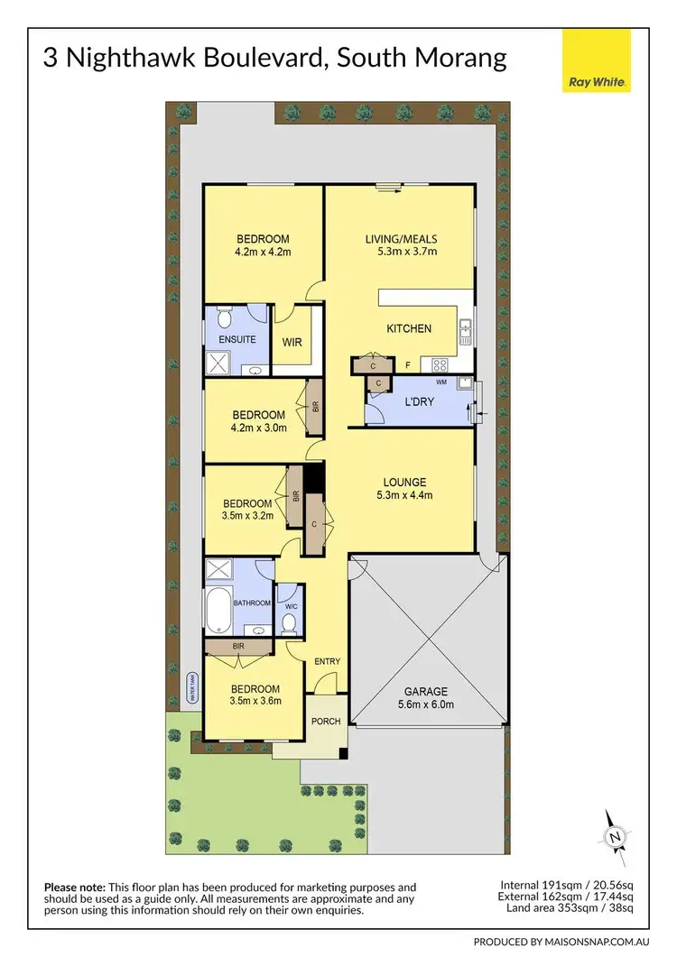 Floorplan of Homely house listing, 3 Nighthawk Boulevard, South Morang VIC 3752