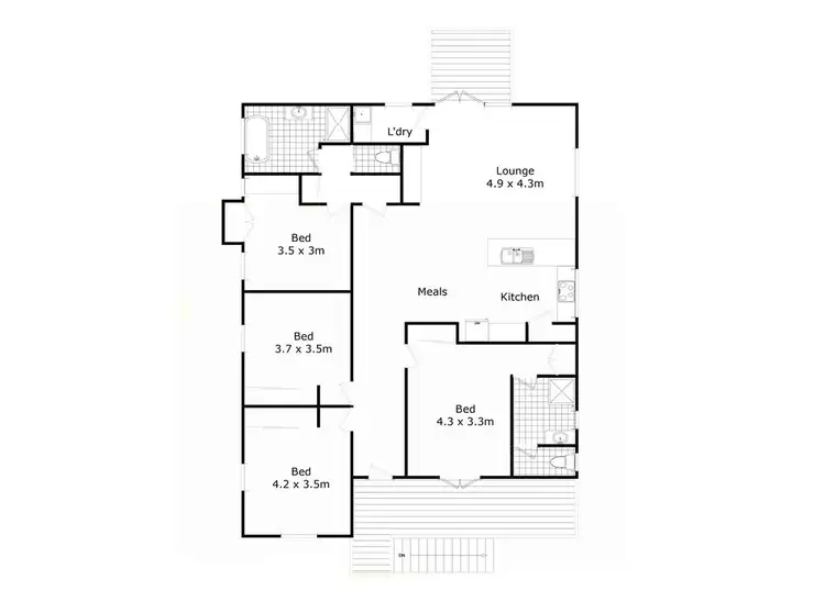 Floorplan of Homely house listing, 7 Brodribb Street, Toowoomba City QLD 4350