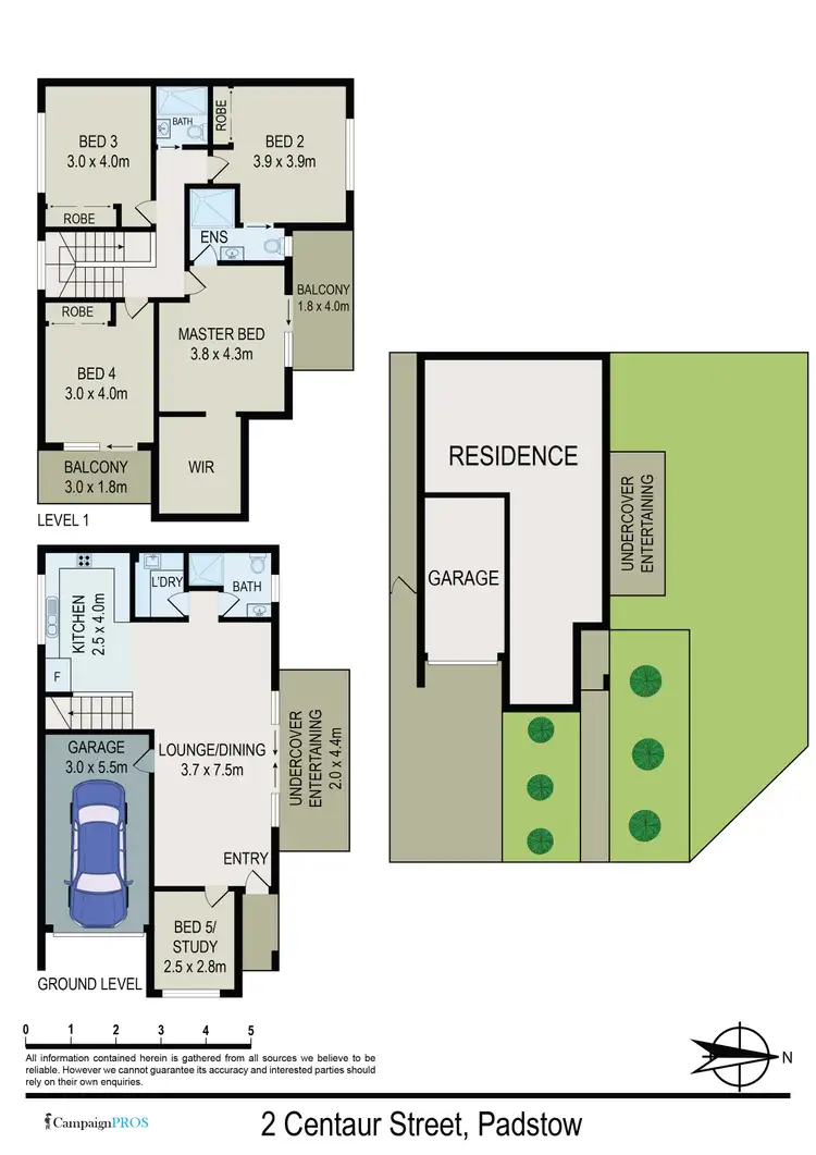 Floorplan of Homely other listing, 2 Centaur Street, Padstow NSW 2211