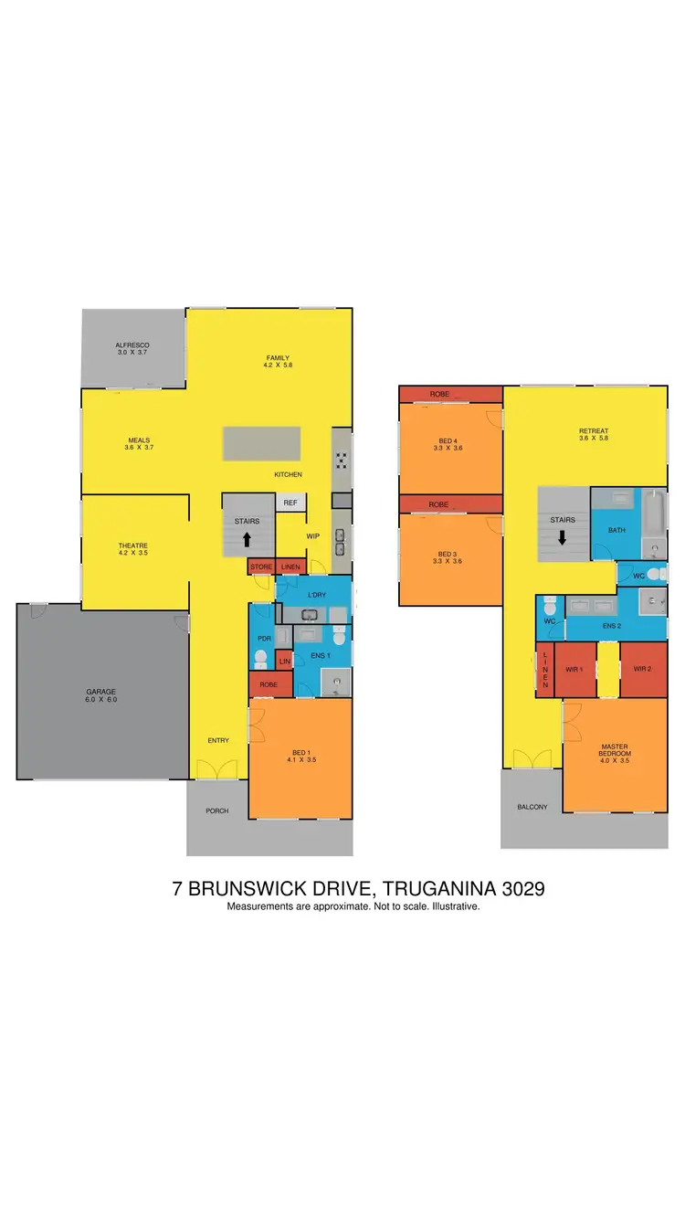 Floorplan of Homely house listing, 7 Brunswick Drive, Truganina VIC 3029